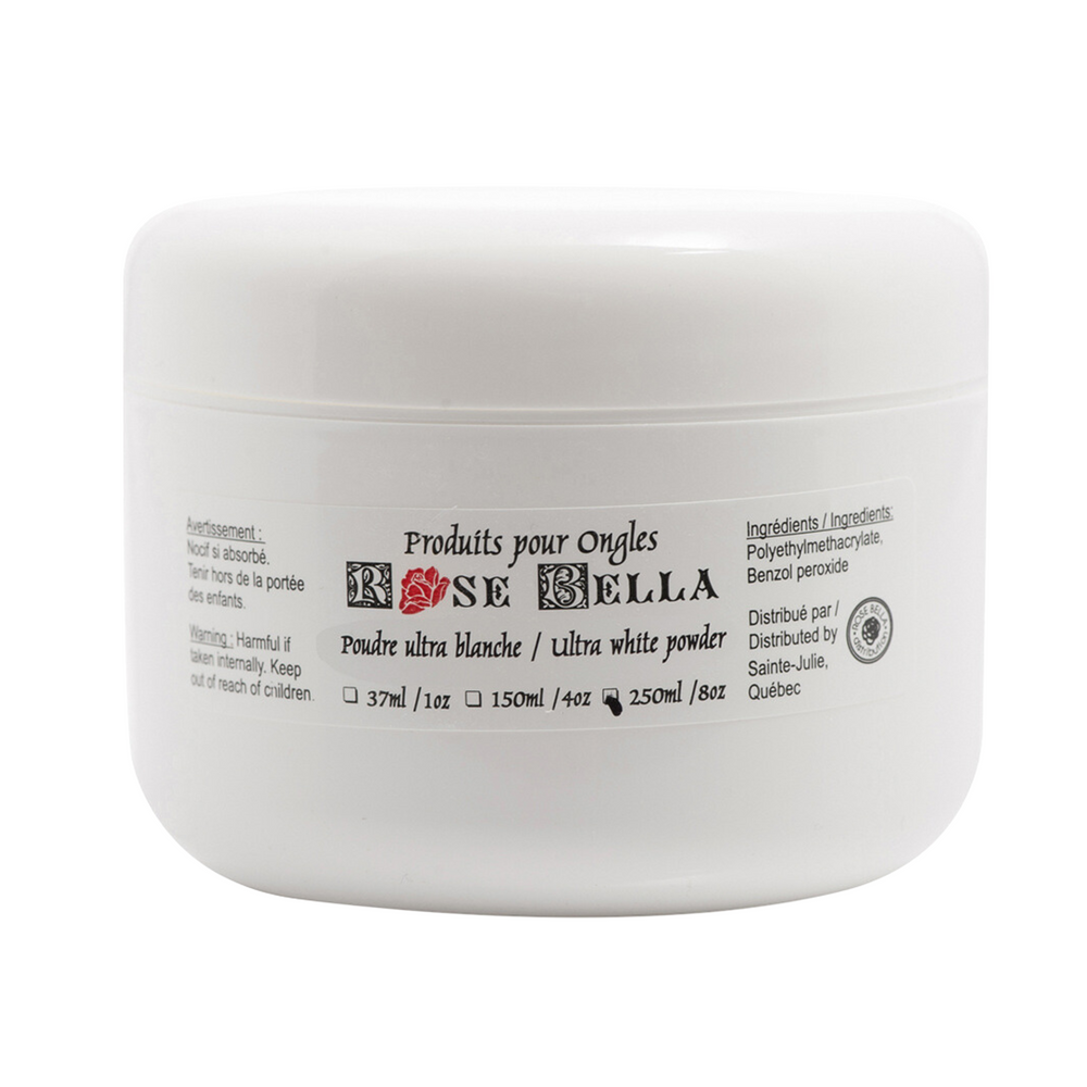 ROSE BELLA_Poudre ultra blanche_8 oz-_Gisèle produits de beauté