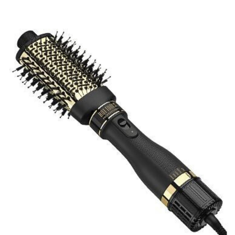 HOT TOOLS_Hot Tool Black Gold - Brosse séchoir à tête amovible_Petite (3.7 po)-_Gisèle produits de beauté