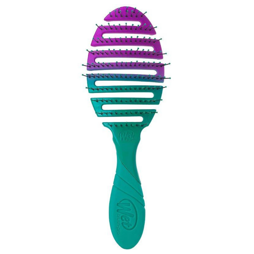 WET BRUSH_Pro Flex Dry - Brosse à séchage rapide ovale_Dry teal-ombre-_Gisèle produits de beauté