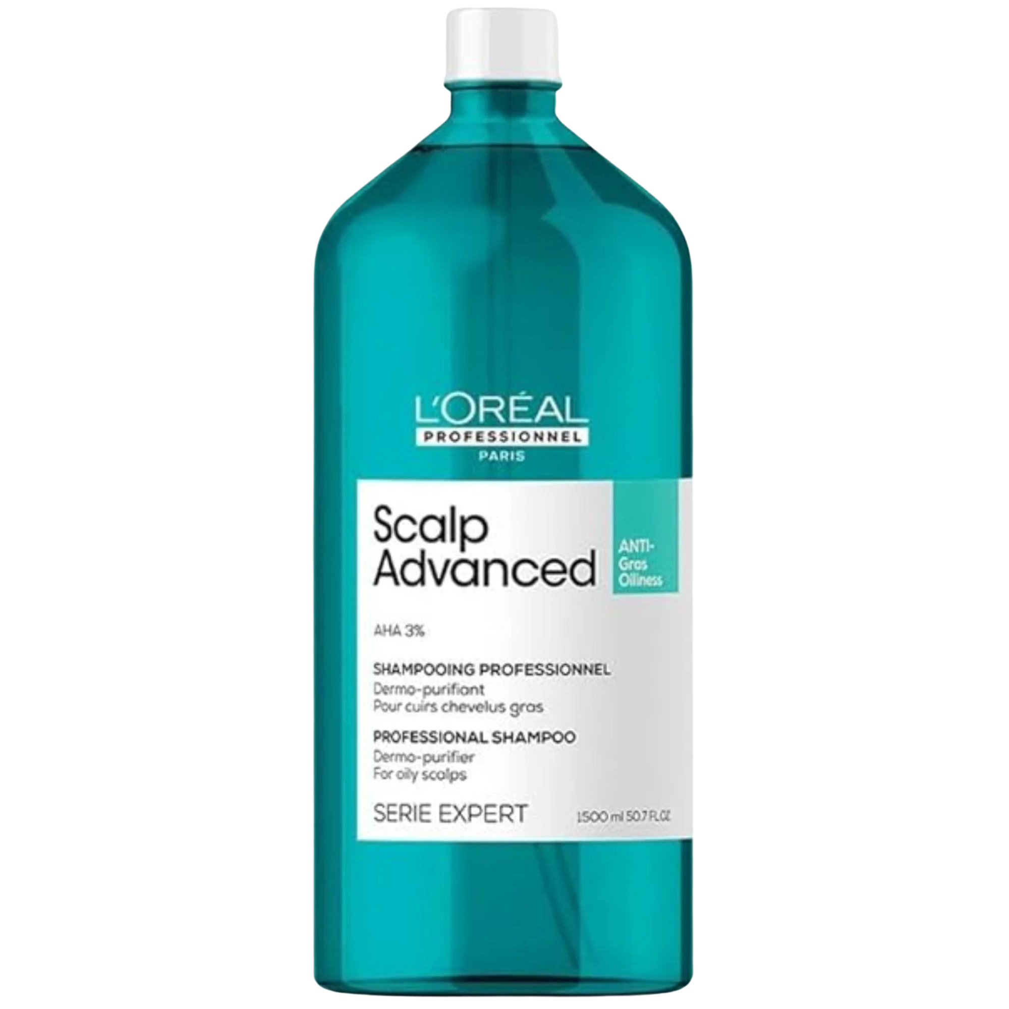 Scalp Advanced - Shampooing professionnel pour cuirs chevelus gras-Shampoings & Revitalisants||Shampoos & Conditioners-L'ORÉAL PROFESSIONNEL-1500ml-Gisèle produits de beauté