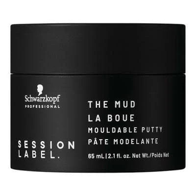 Session Label The Mud L'argile - Pâte modelante-Pâtes, Cires & pommades||Pastes, wax & pomade-SCHWARZKOPF PROFESSIONNEL-65ml-Gisèle produits de beauté