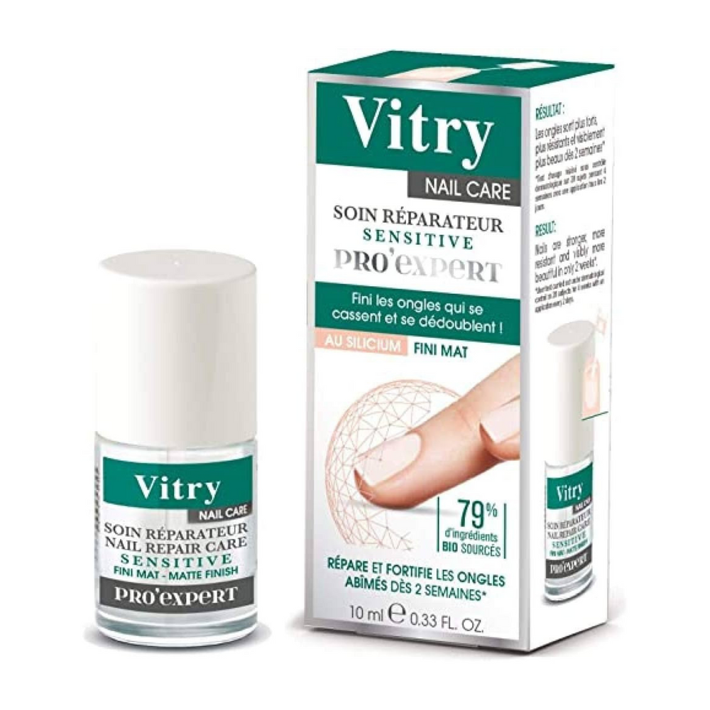 VITRY_Soin réparateur Pro'expert sensitive au silicium fini mat_10ml-_Gisèle produits de beauté