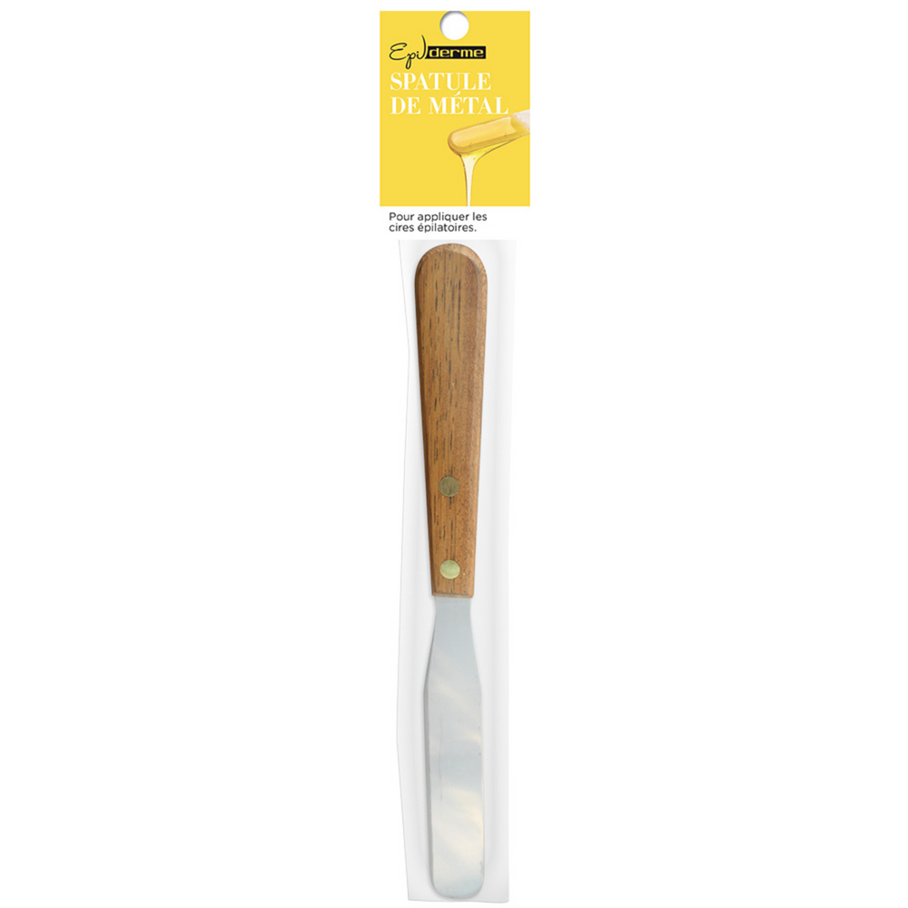 EPILDERME_Spatule en acier inoxidable pour cire_-_Gisèle produits de beauté