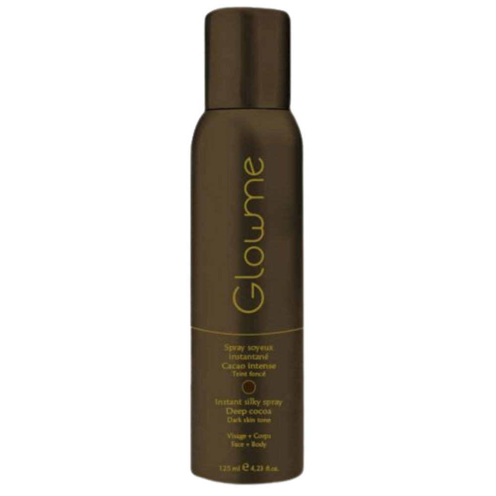 GLOW ME_Spray soyeux instantané cacao intense_125ml-_Gisèle produits de beauté