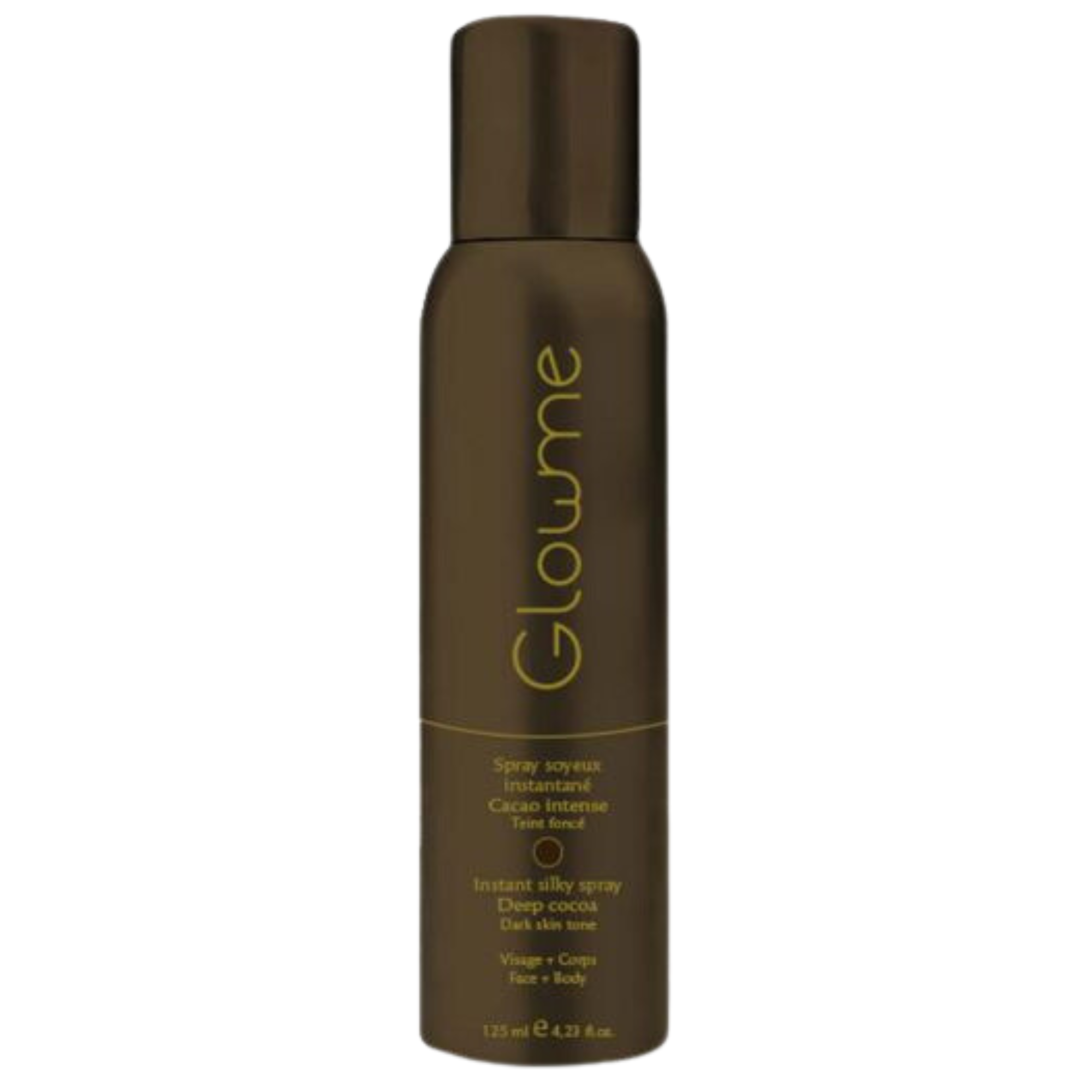GLOW ME_Spray soyeux instantané cacao intense_125ml-_Gisèle produits de beauté