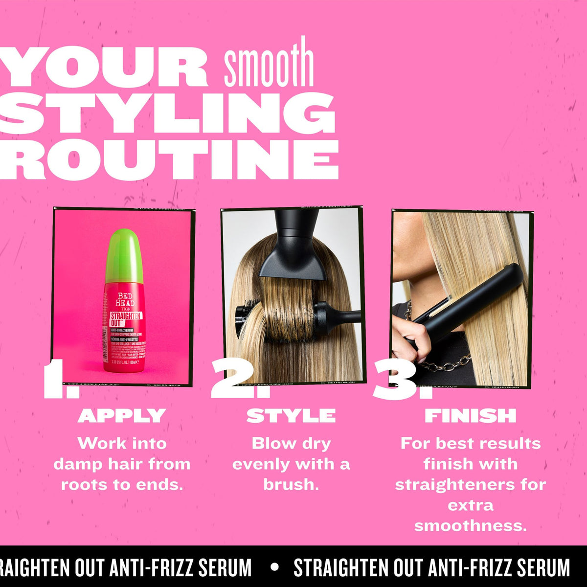 STRAIGHTEN OUT - ANTI-FRIZZ SMOOTHING SERUM