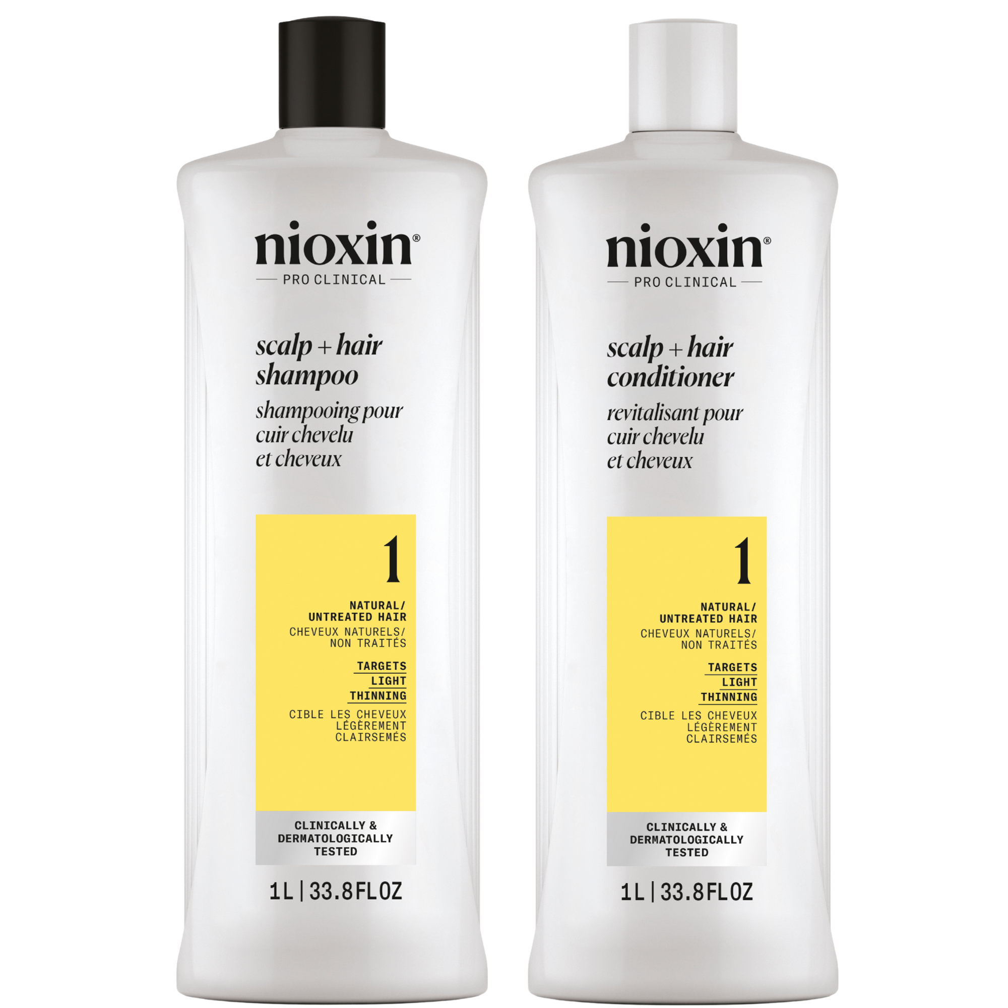 SYSTEM 1 CLEANSER SHAMPOO AND SCALP THERAPY CONDITIONER DUO