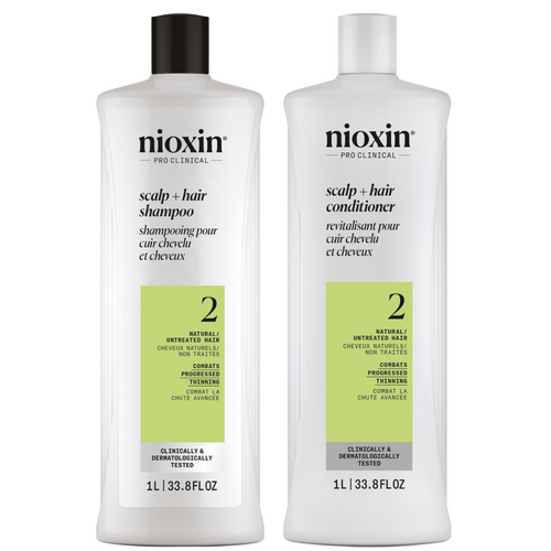 SYSTÈME 2 - DUO CLEANSER SHAMPOOING ET SCALP THERAPY REVITALISANT