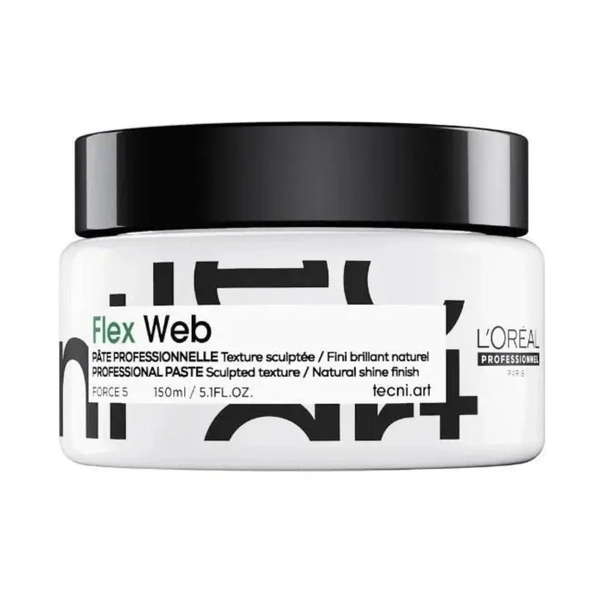 TECNI.ART - FLEX WEB SCULPTING TEXTURE PASTE NATURAL SHINE FINISH