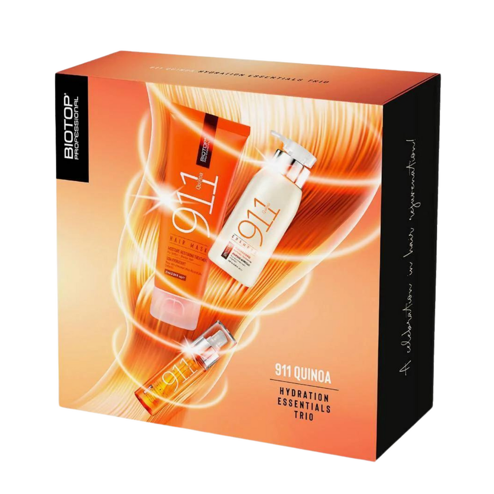 Trio Hydration 911 Quinoa-Ensembles et coffrets||Sets & Boxes-BIOTOP-Gisèle produits de beauté