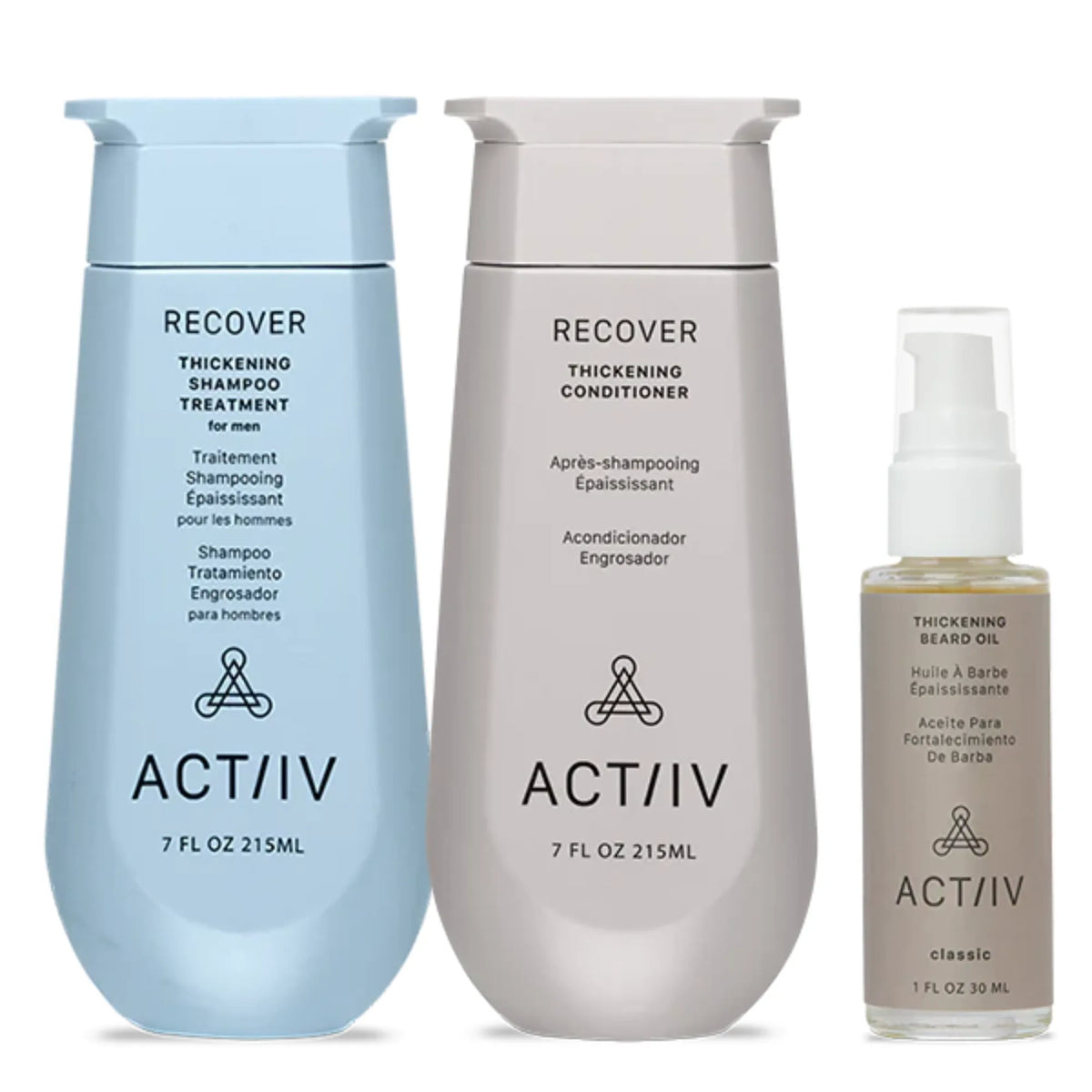 TRIO - RECOVER HOMME + HUILE CLASSIQUE