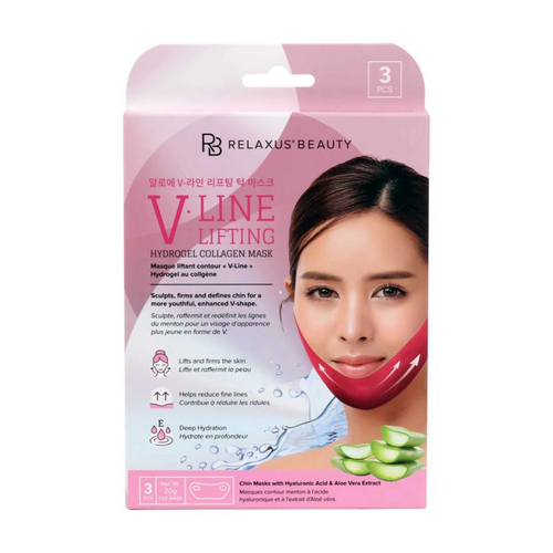 V-Line Lifting - Masque liftant contour V-Line hydrogel au collagène 3 PAIRES/ BOITE