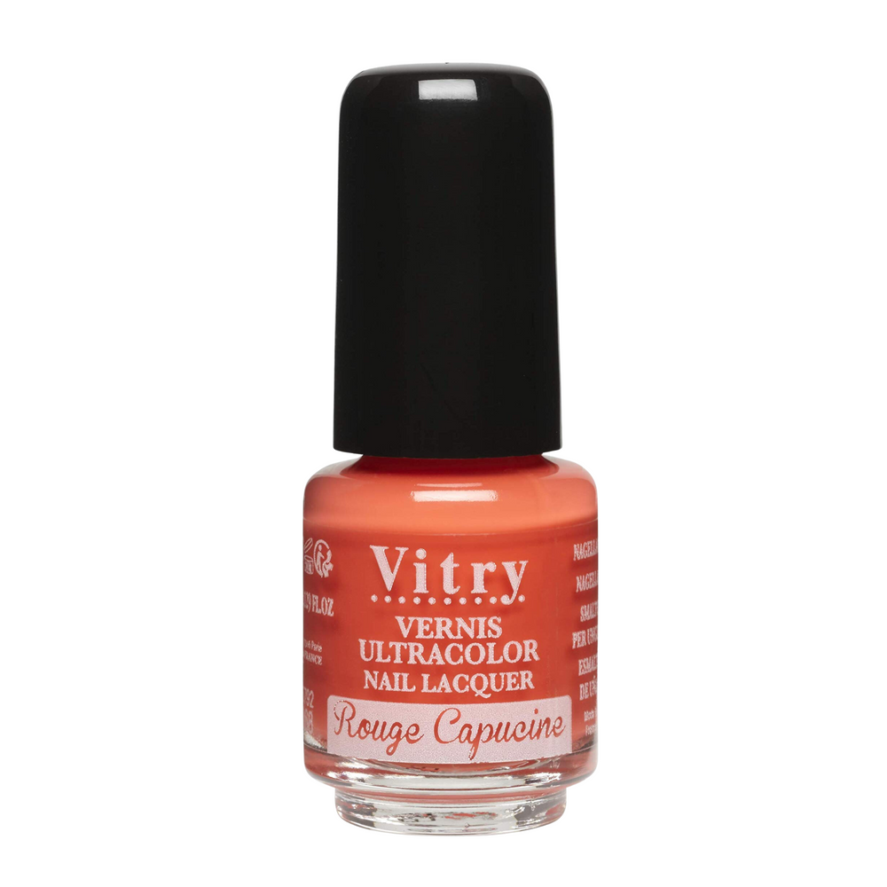 VITRY_Vao Mini - Vernis à ongles_4ml-Rouge Capucine_Gisèle produits de beauté