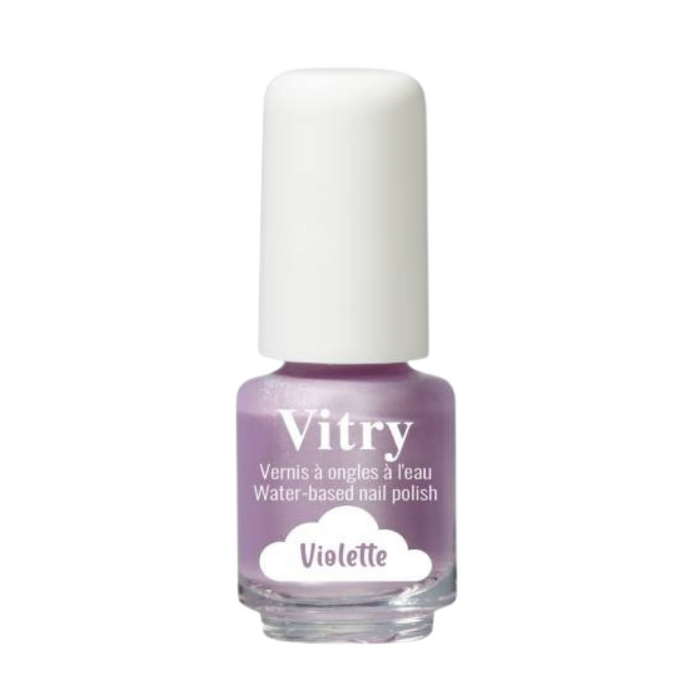 VITRY_Vernis à ongles naturel à base d'eau_Violette-4ml_Gisèle produits de beauté