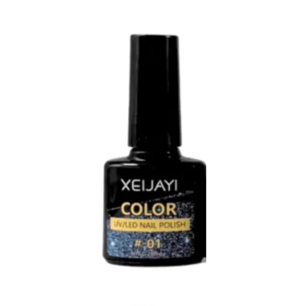 Flacon de vernis gel magnétique pailleté Ongles d'Or, d'une couleur riche