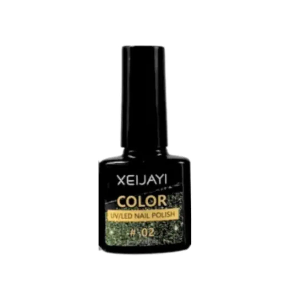 Flacon de vernis gel magnétique pailleté Ongles d'Or, d'une couleur riche