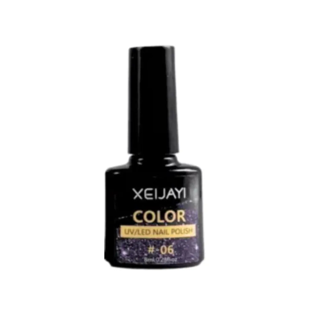 Flacon de vernis gel magnétique pailleté Ongles d'Or, d'une couleur riche